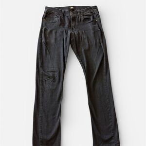 PAIGE Men's Dark Gray Slim Straight Jeans